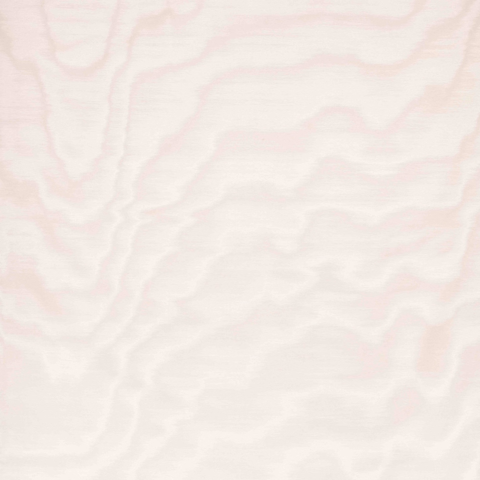 Warm white fabric swatch with pale blush marbled lines and fine woven texture