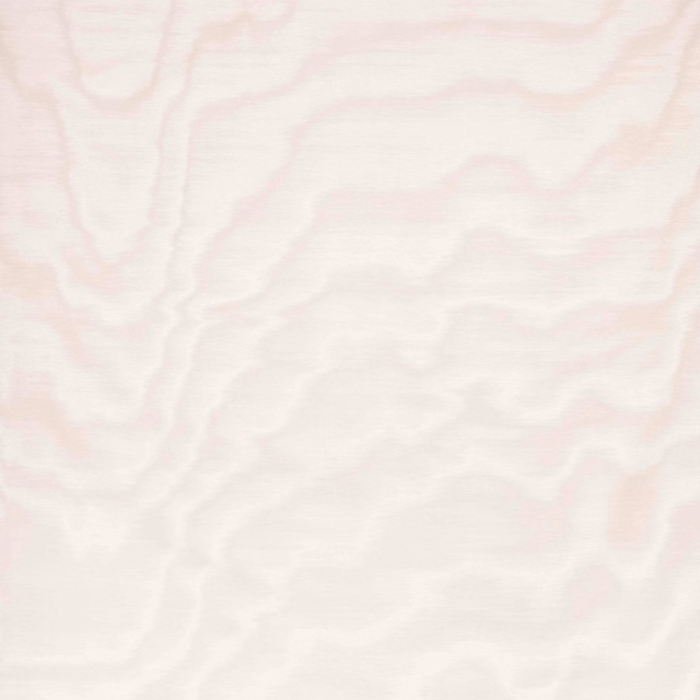 Warm white fabric swatch with pale blush marbled lines and fine woven texture