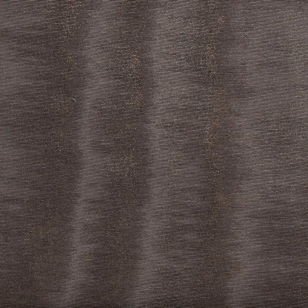 Smoky taupe textile with fine horizontal ribs and subtle metallic tonal shifts