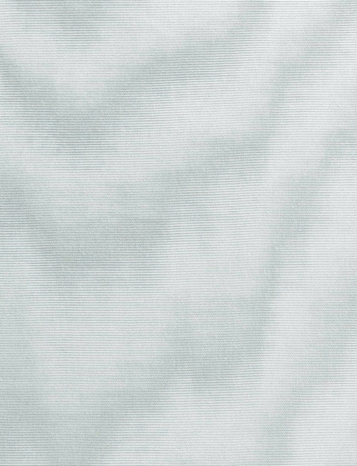 Pale aqua textile with fine horizontal ribbing and misty white tonal clouds
