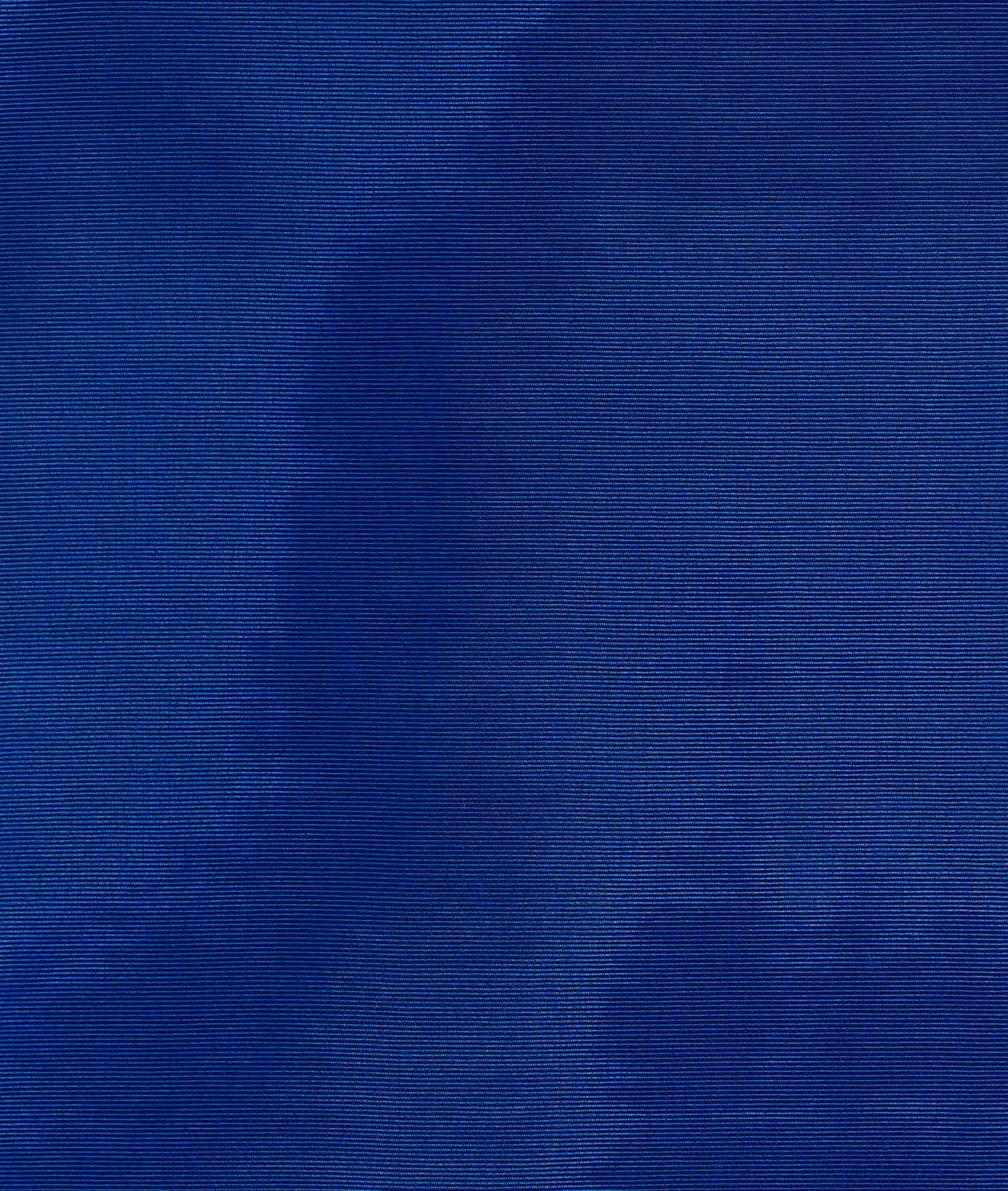 Deep cobalt blue fabric with fine horizontal ribs and soft shadowy tonal patches
