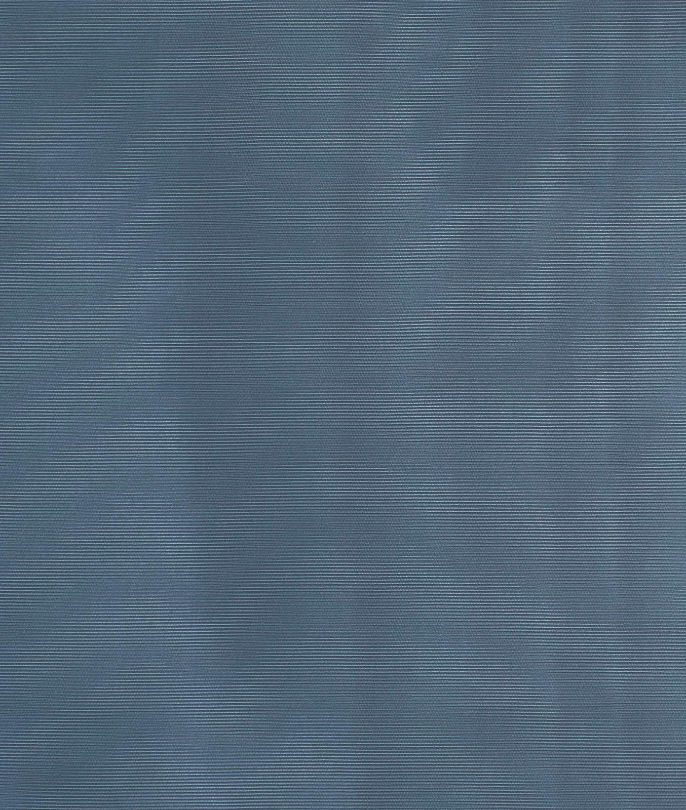 Smoky blue-grey fabric with fine horizontal ribs and softly mottled tonal bands