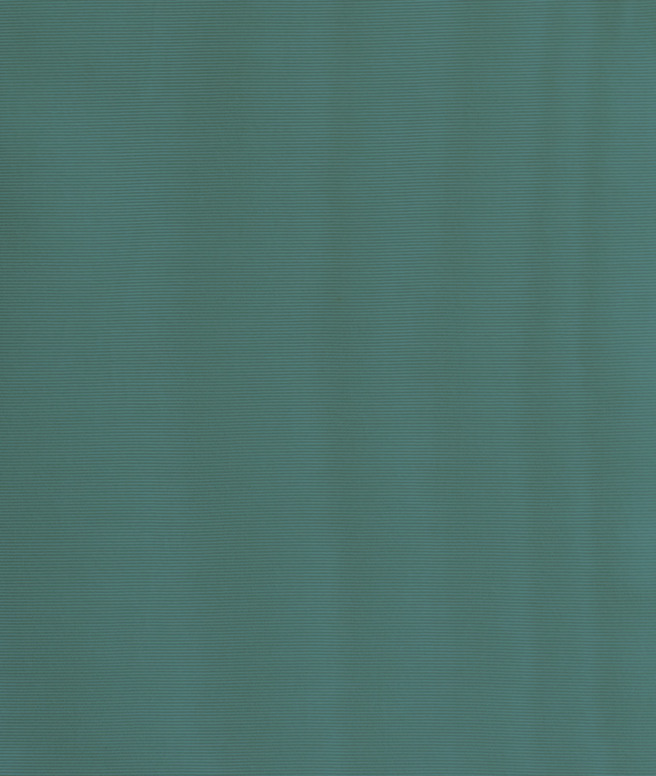Muted lagoon teal textile with fine horizontal ribbing and subtle tonal shading
