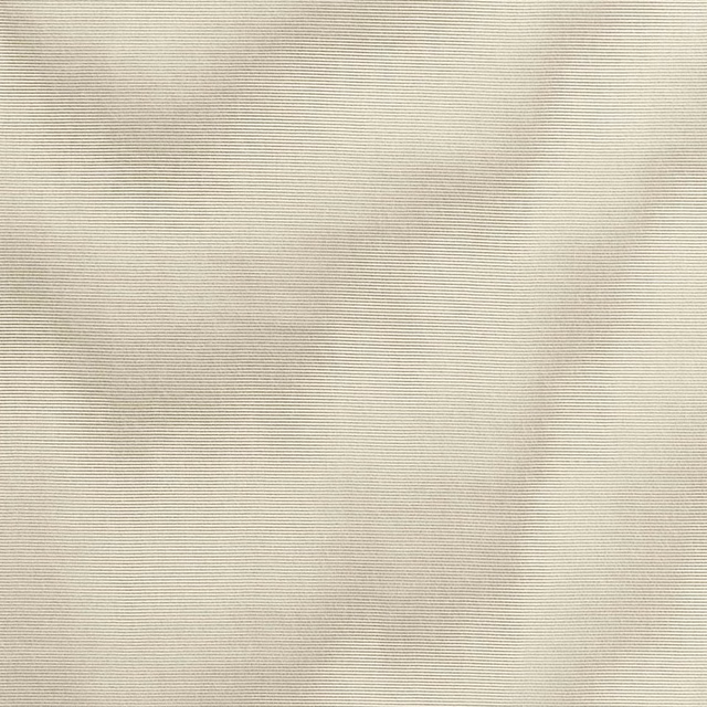 Pale ivory fabric with fine horizontal ribbing and softly clouded tonal patches