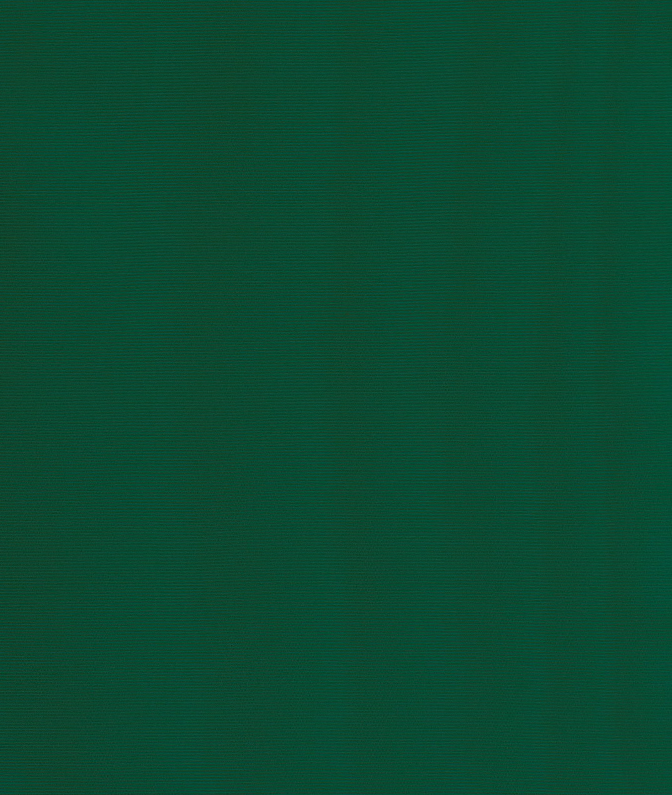 Deep malachite green textile with a subtle fine linear surface texture