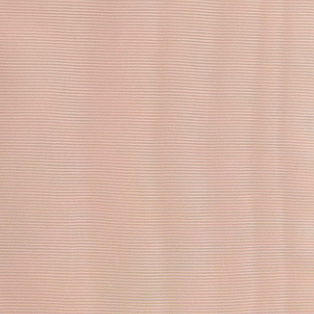 Warm nude-blush textile with fine horizontal ribbing and subtle vertical tonal movement