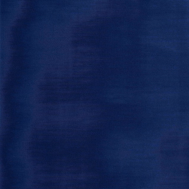 Deep ink navy fabric swatch with fine horizontal ribbing and subtle tonal shifts
