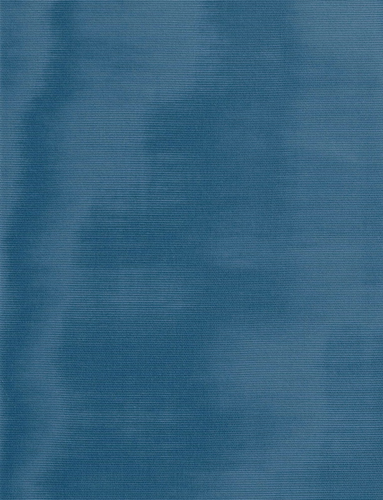 Deep ottanio blue-teal fabric with fine horizontal ribs and soft moiré shading