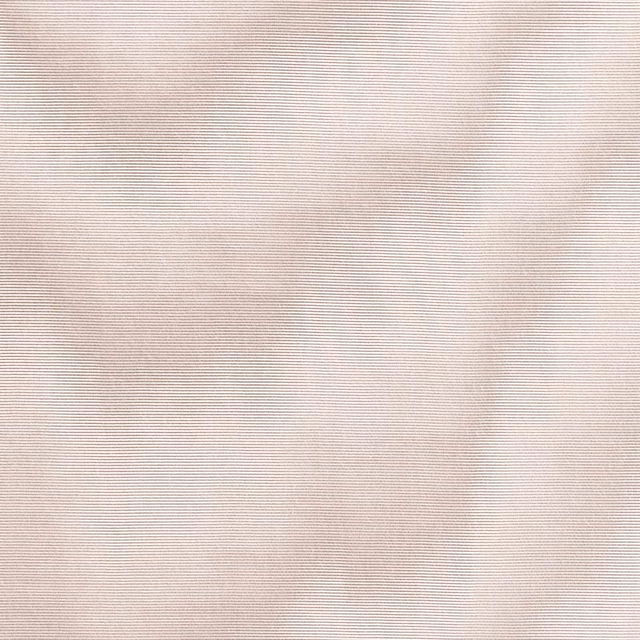Pale rose-beige fabric with fine horizontal ribs and softly clouded tonal shading