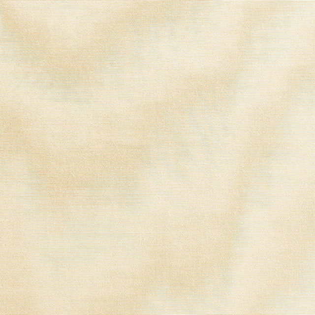 Pale sandy-ivory fabric with fine horizontal ribbing and faint cloudy tonal shifts