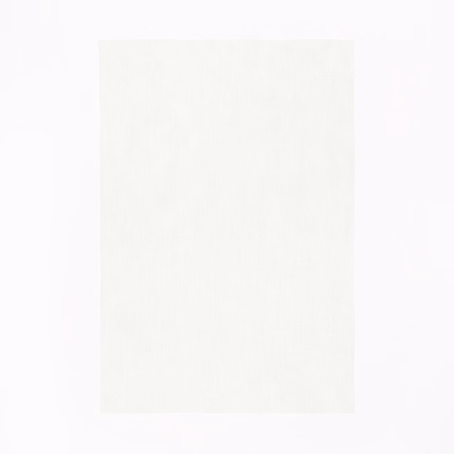 Near-white Anna Bianco swatch with barely visible vertical texture and soft ivory depth