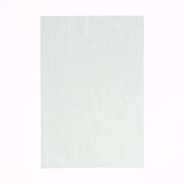 Pale blue-green Anna Pluie D'Été fabric with a fine vertical slub texture