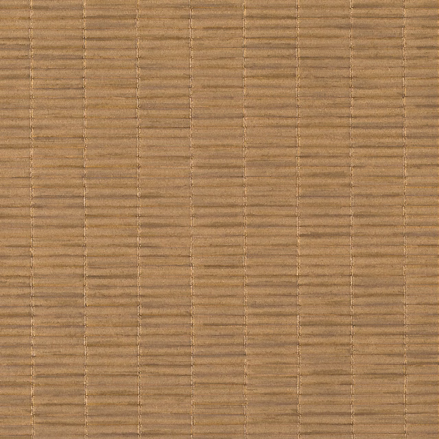 Muted antique-gold fabric with fine horizontal ribs and narrow vertical lines
