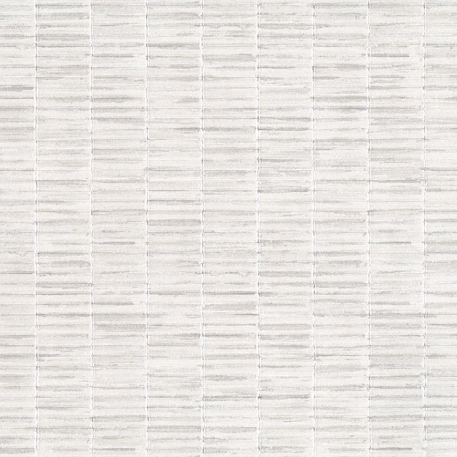 Pale platinum textile with irregular vertical columns and horizontal slub lines