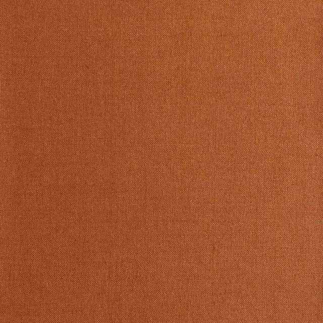 Fine woven fabric in warm rust terracotta with subtle tonal texture