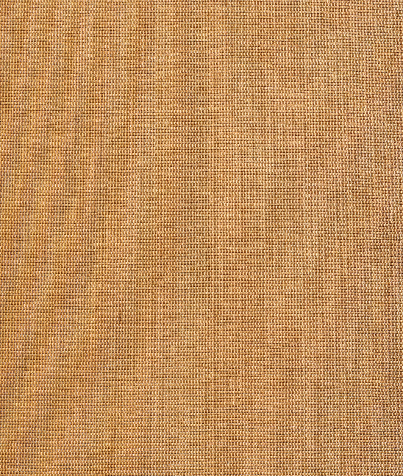 Close view of warm camel rattan-toned fabric with a fine woven grid