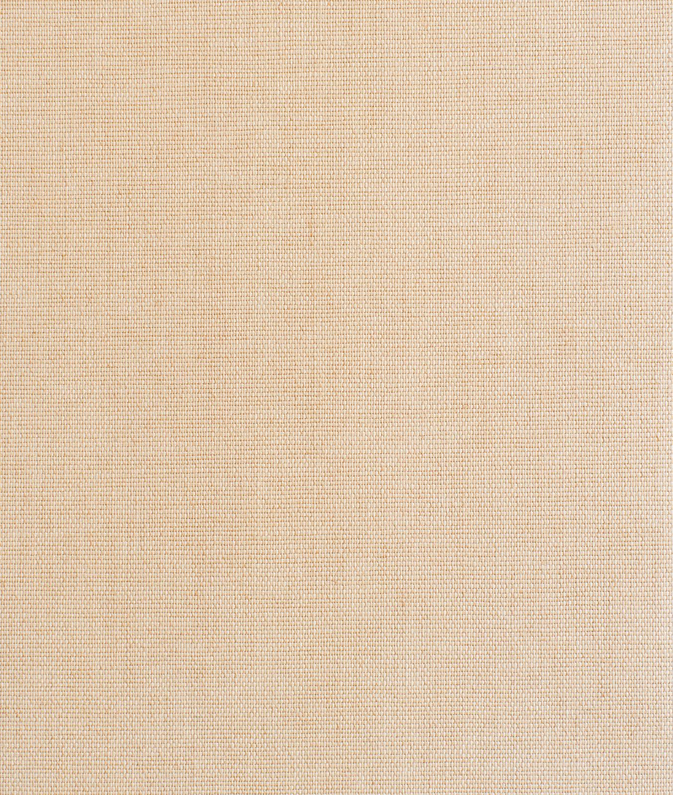 Close view of warm beige plain weave with fine horizontal and vertical texture