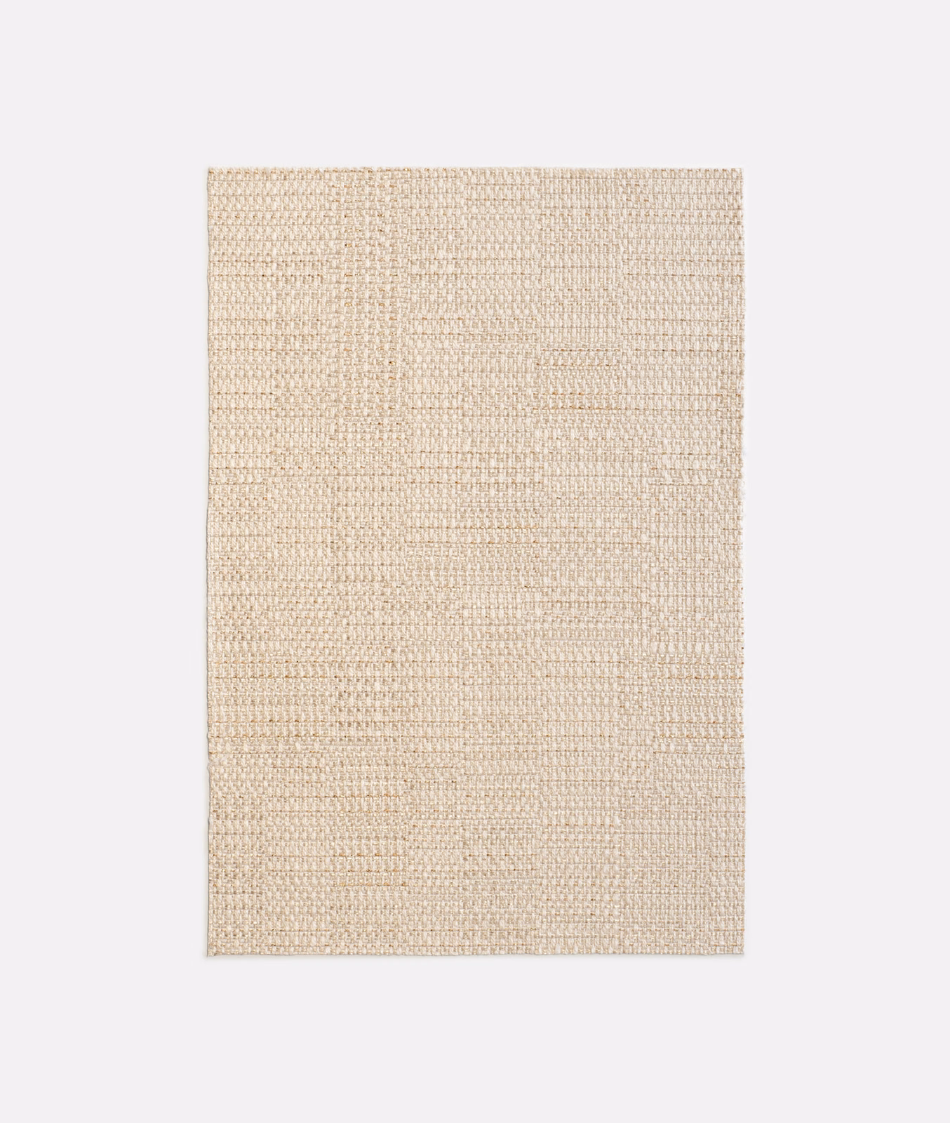 Pale alabaster cream-beige woven swatch with fine, softly irregular texture