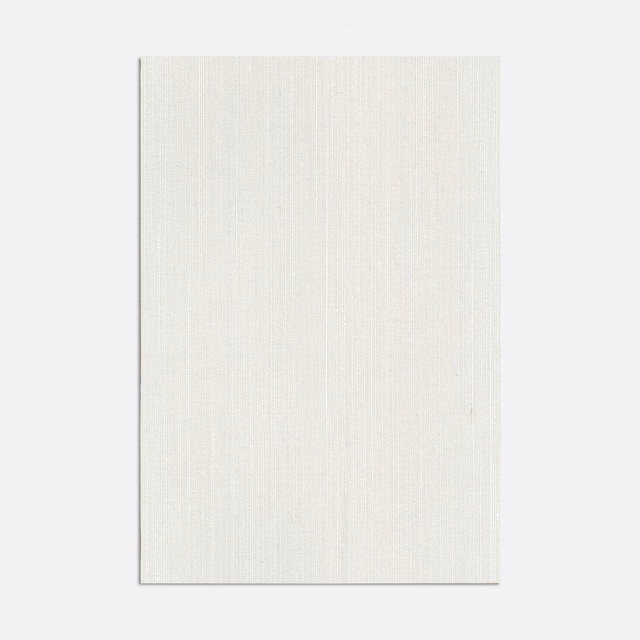 Pale ivory Jasmin fabric with delicate vertical woven lines