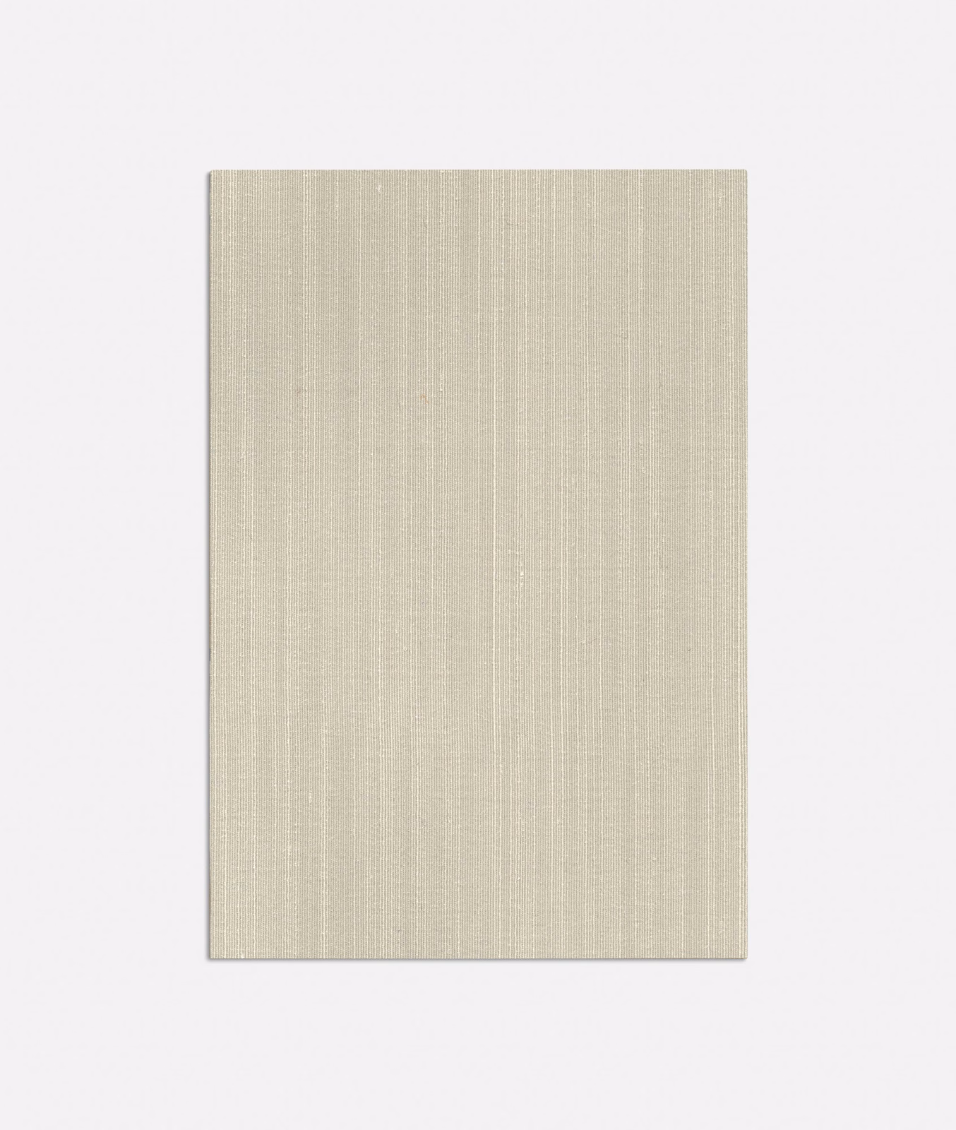 Pale nacre-beige swatch with fine, closely spaced vertical woven lines