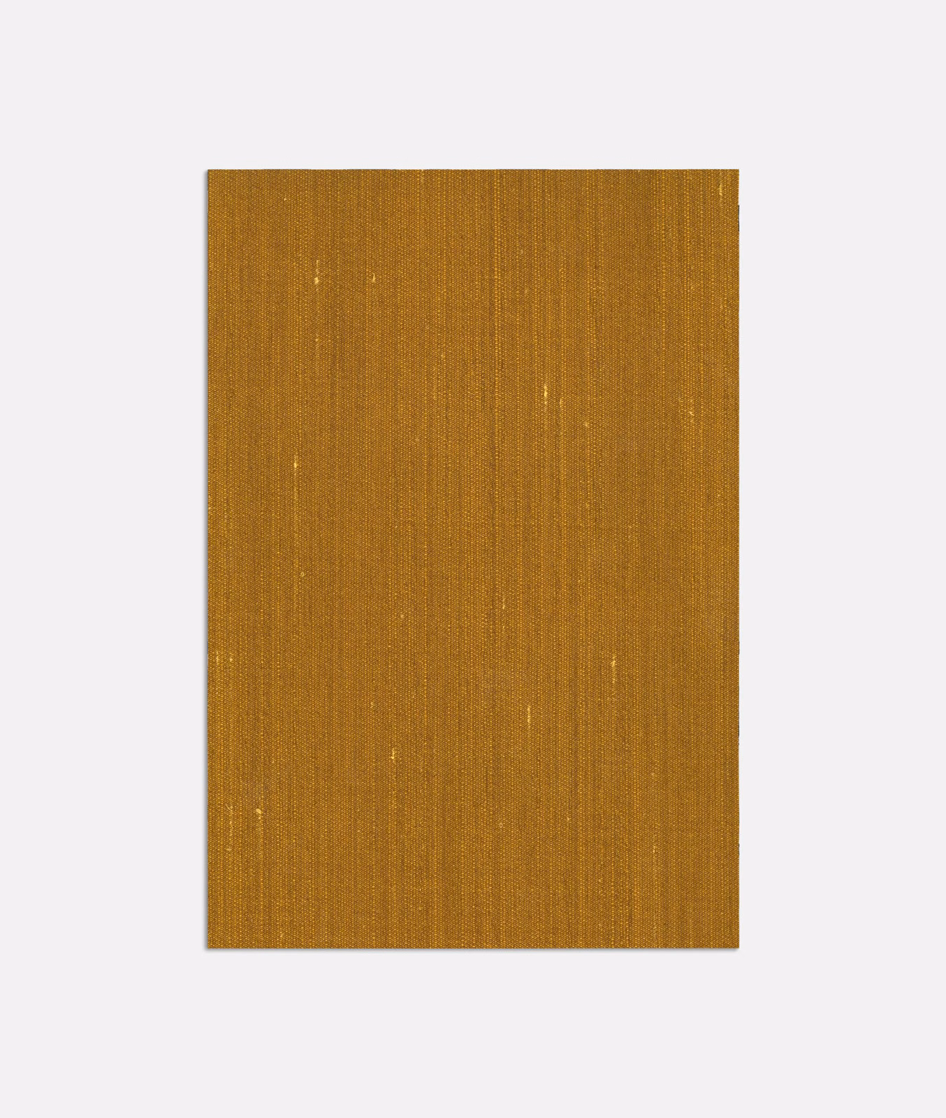 Antique ochre-gold fabric with fine vertical striation and subtle bright woven flecks