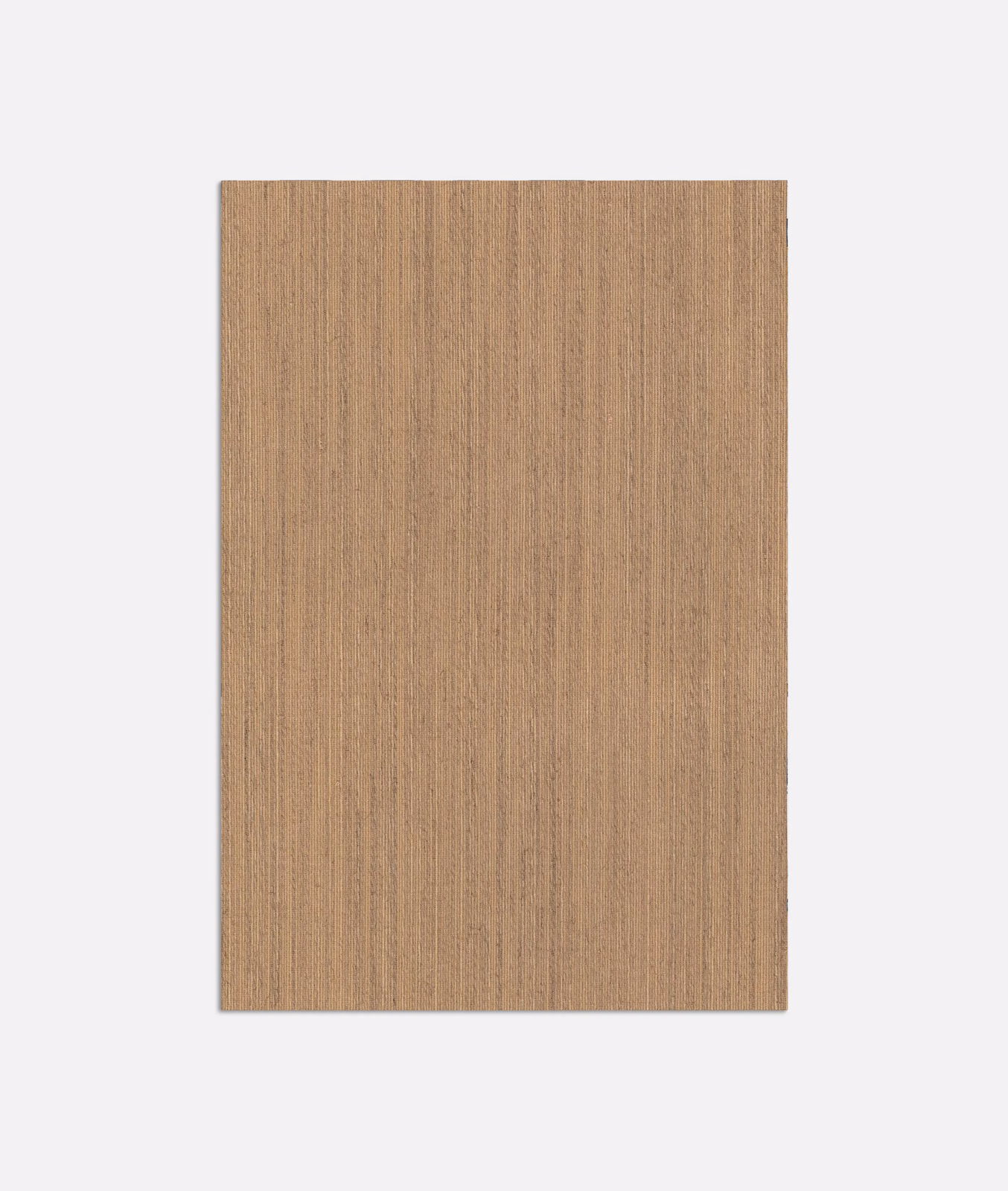 Warm Sabbia taupe textile with fine vertical striations and a subtly ribbed weave
