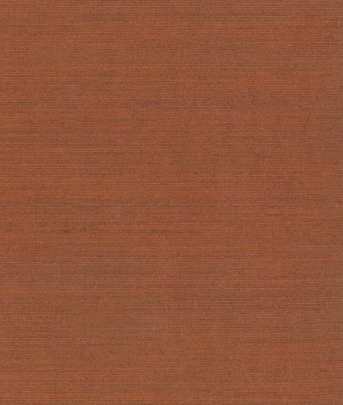 Muted terracotta-brown fabric showing a fine, subtly striated woven surface