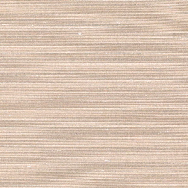 Pale beige fabric with fine horizontal ribs and scattered white slubs