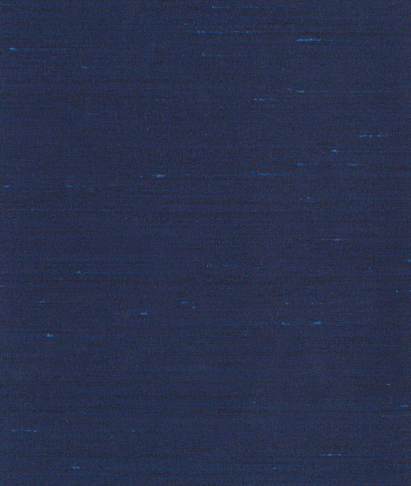 Deep navy woven fabric with fine horizontal texture and scattered blue flecks