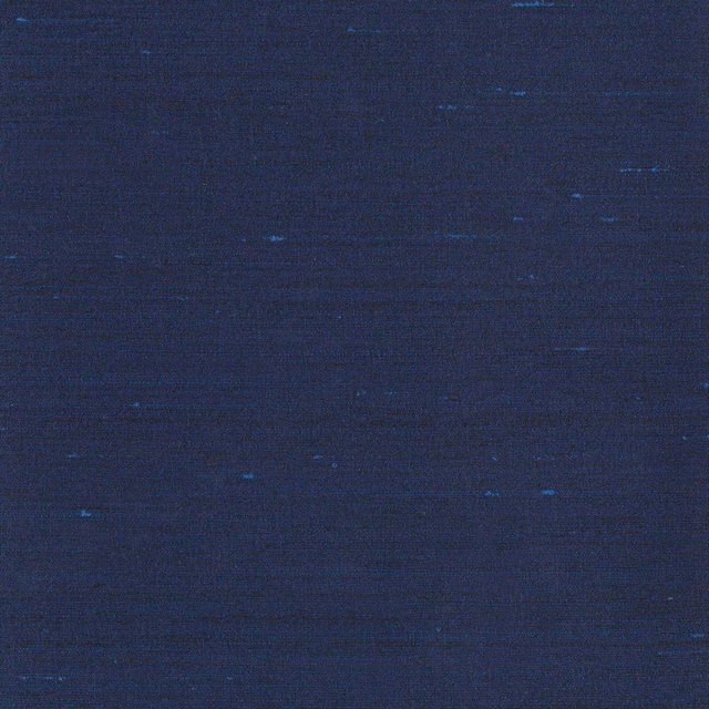 Deep navy woven fabric with fine horizontal texture and scattered blue flecks