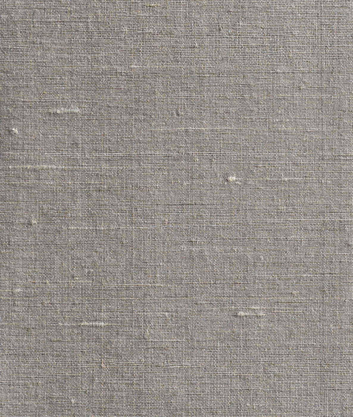 Cool grey crosshatch weave with pale horizontal slubs and softly flecked texture