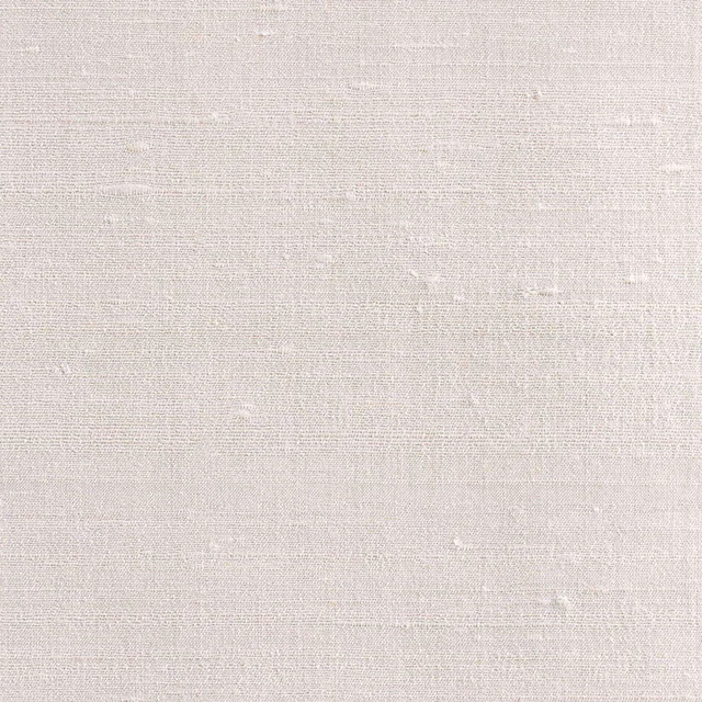 Pale pearl-grey fabric swatch with fine weave and subtle horizontal slub texture