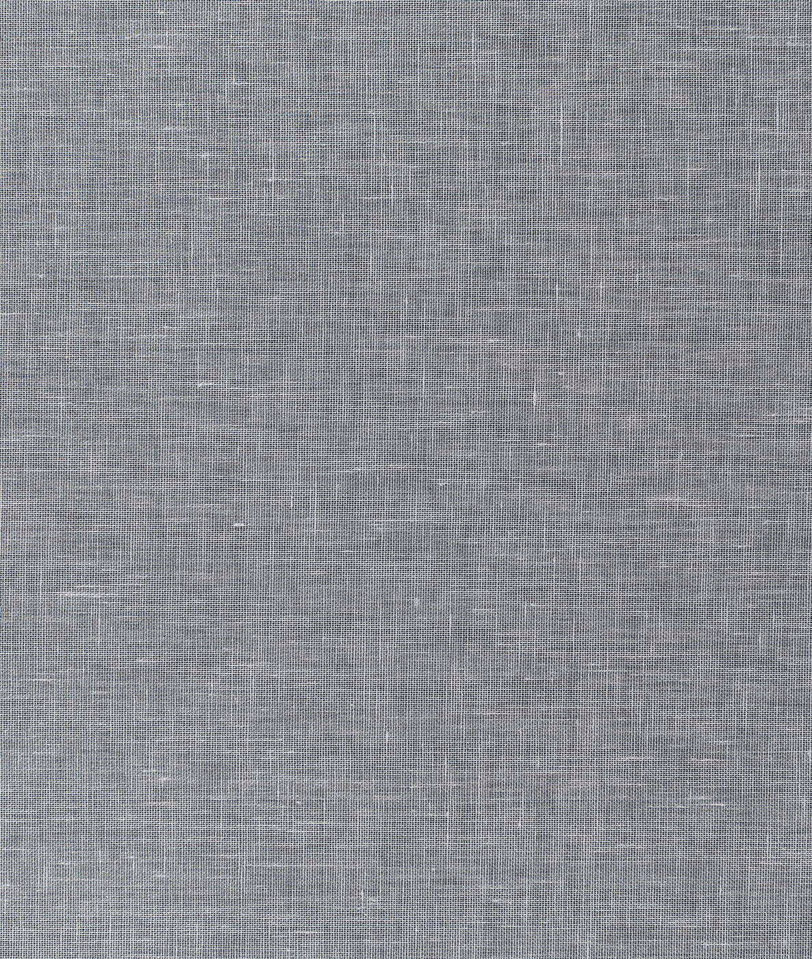 Cool grey woven textile with fine silvery crosshatch and subtle mauve-grey depth