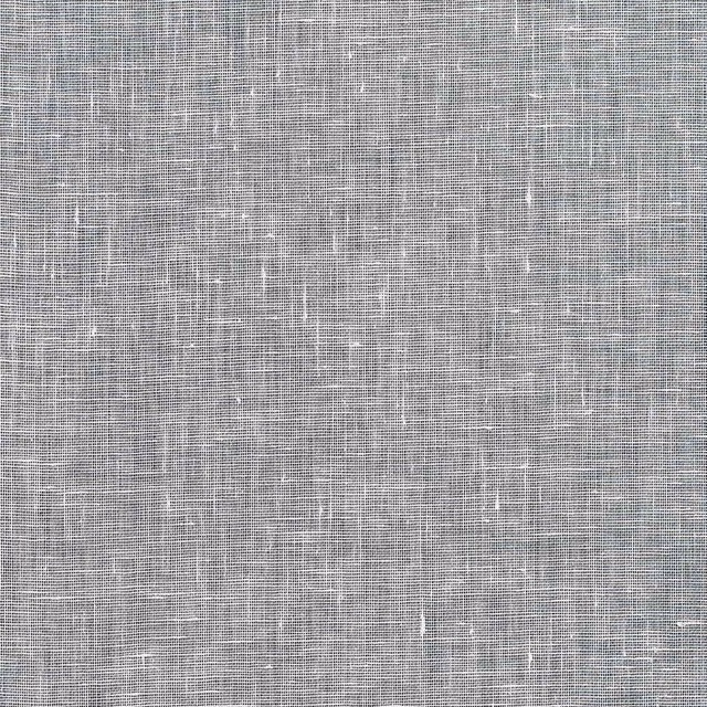 Cool silver-grey crosshatch weave with fine vertical and horizontal slubs