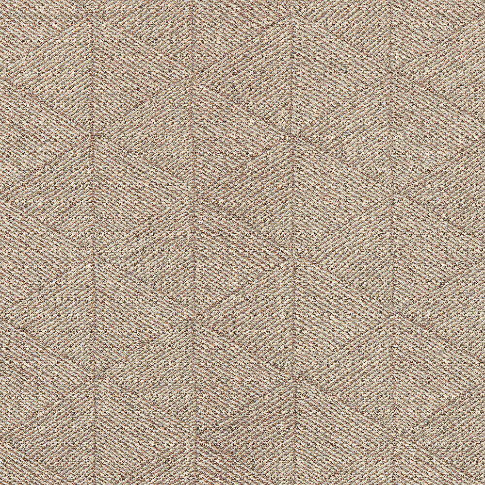 Warm bronze-taupe geometric textile with fine directional woven texture