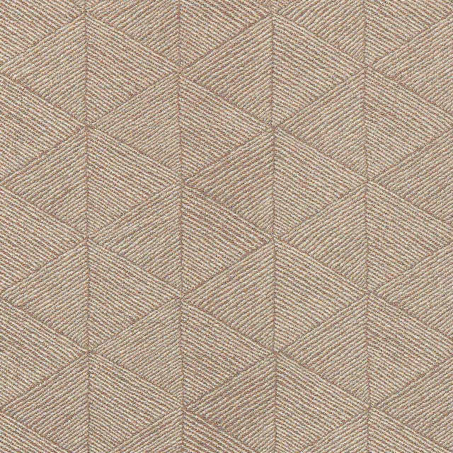 Warm bronze-taupe geometric textile with fine directional woven texture