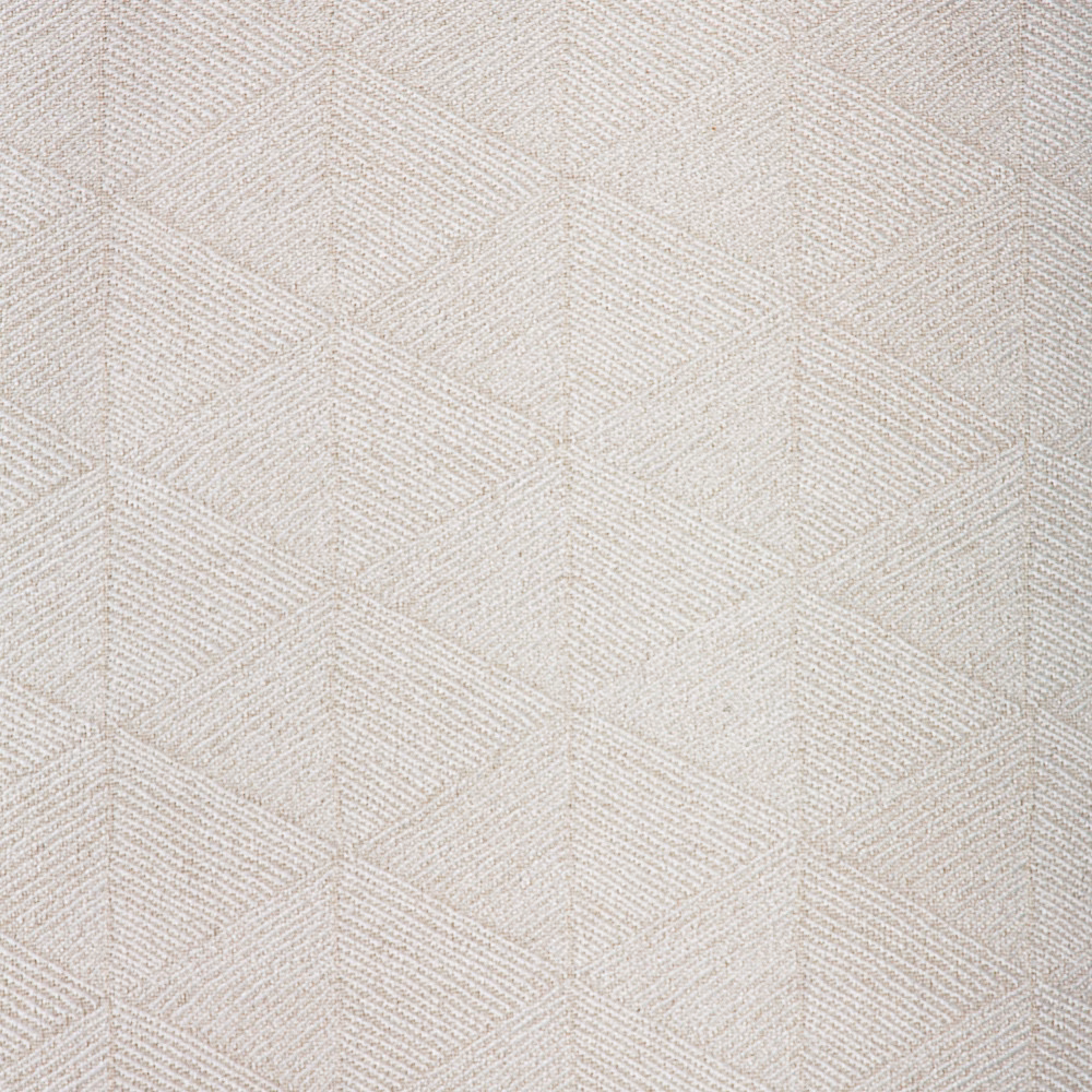 Pale platino cream fabric with fine woven chevron facets and a softly textured surface