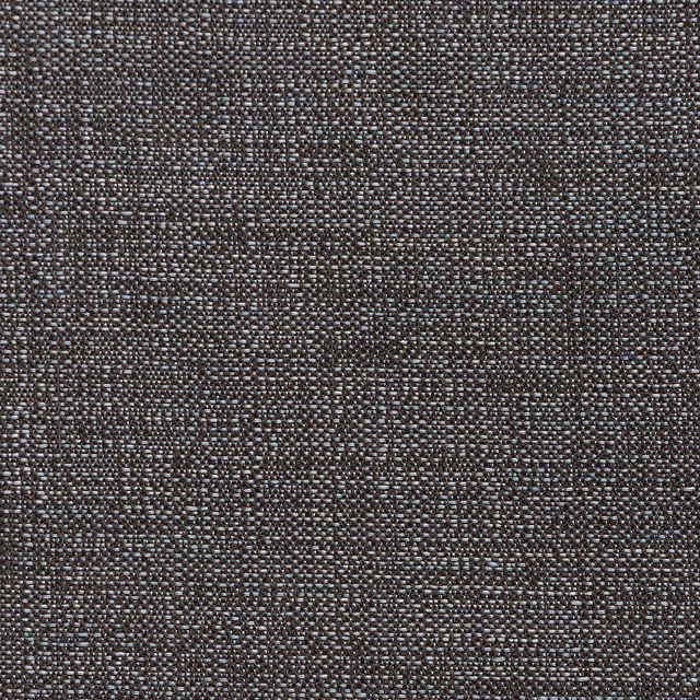 Close-up of charcoal grey fabric with dense, finely pebbled woven texture