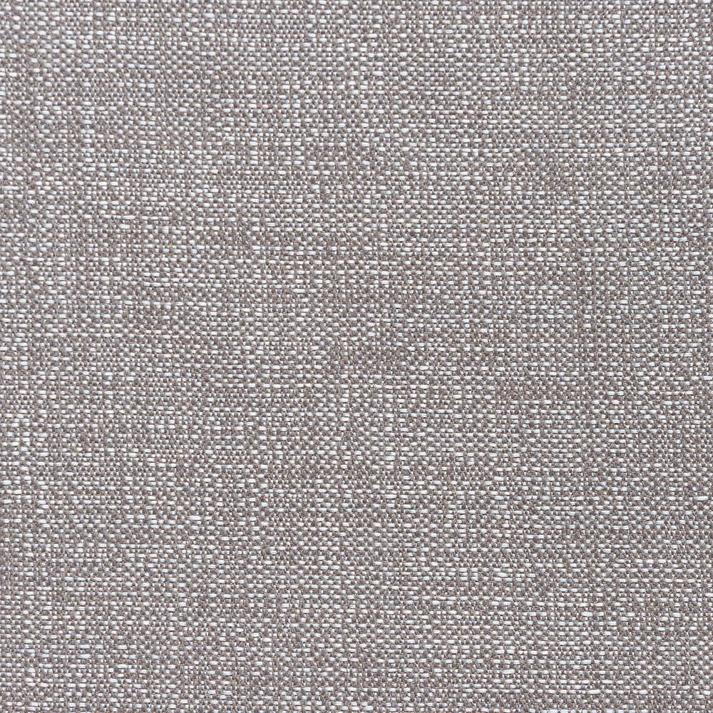 Close view of soft grey taupe fabric with a fine mottled woven texture