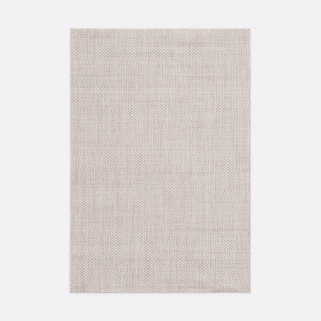 Light warm-greige Hatka R Duna swatch showing a fine, even woven texture