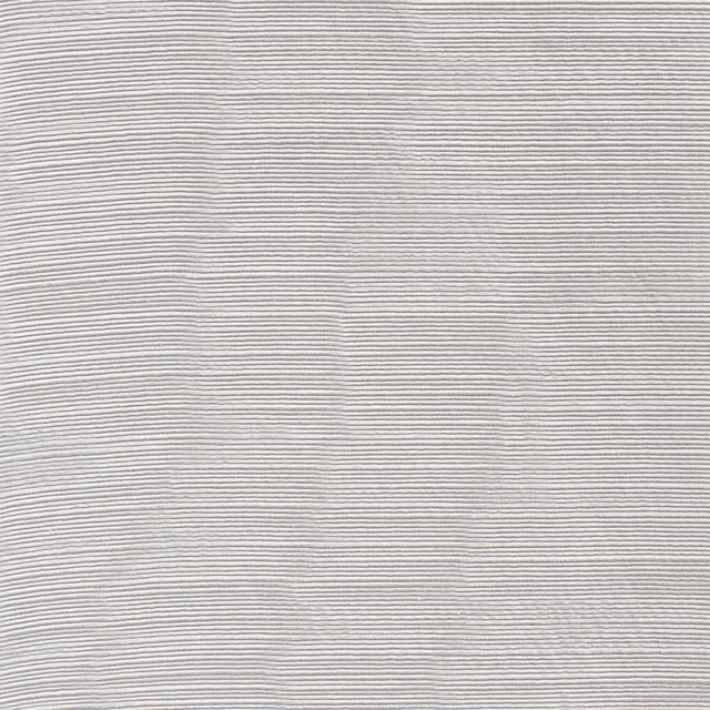 Fine silver-grey textile with closely spaced horizontal woven lines