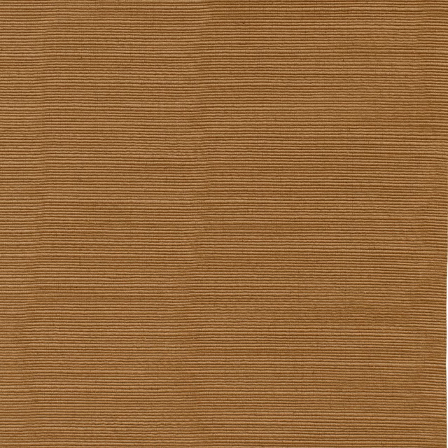 Warm cappuccino-brown textile swatch with fine, closely spaced horizontal ribbing