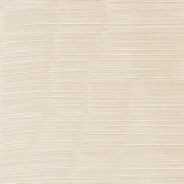 Fine cream textile with closely spaced sand-coloured horizontal lines and subtle woven texture