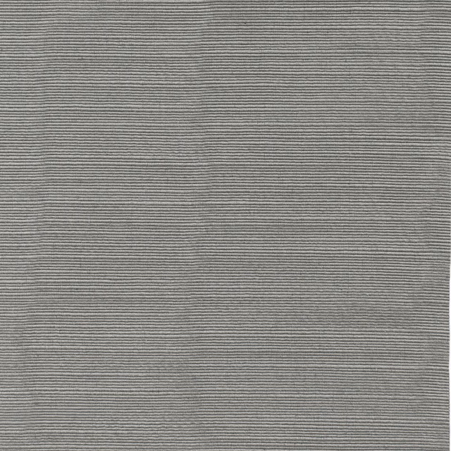 Souris-grey woven textile with fine, closely spaced horizontal ridges
