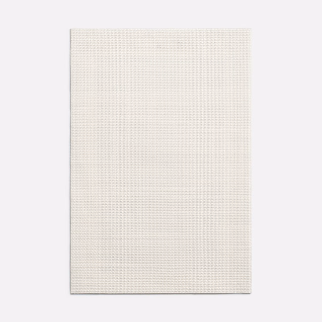 Pale ivory fabric showing a fine, even woven grid and softly textured surface