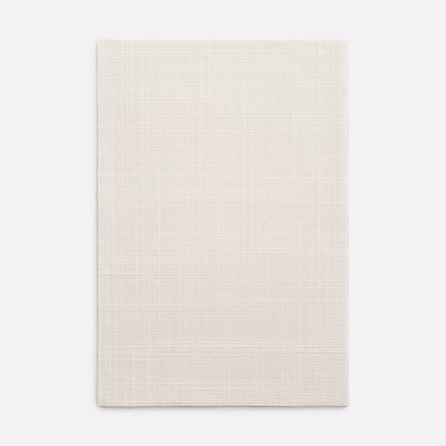 Pale ivory Lindon R fabric with a delicate, closely woven crosshatch texture