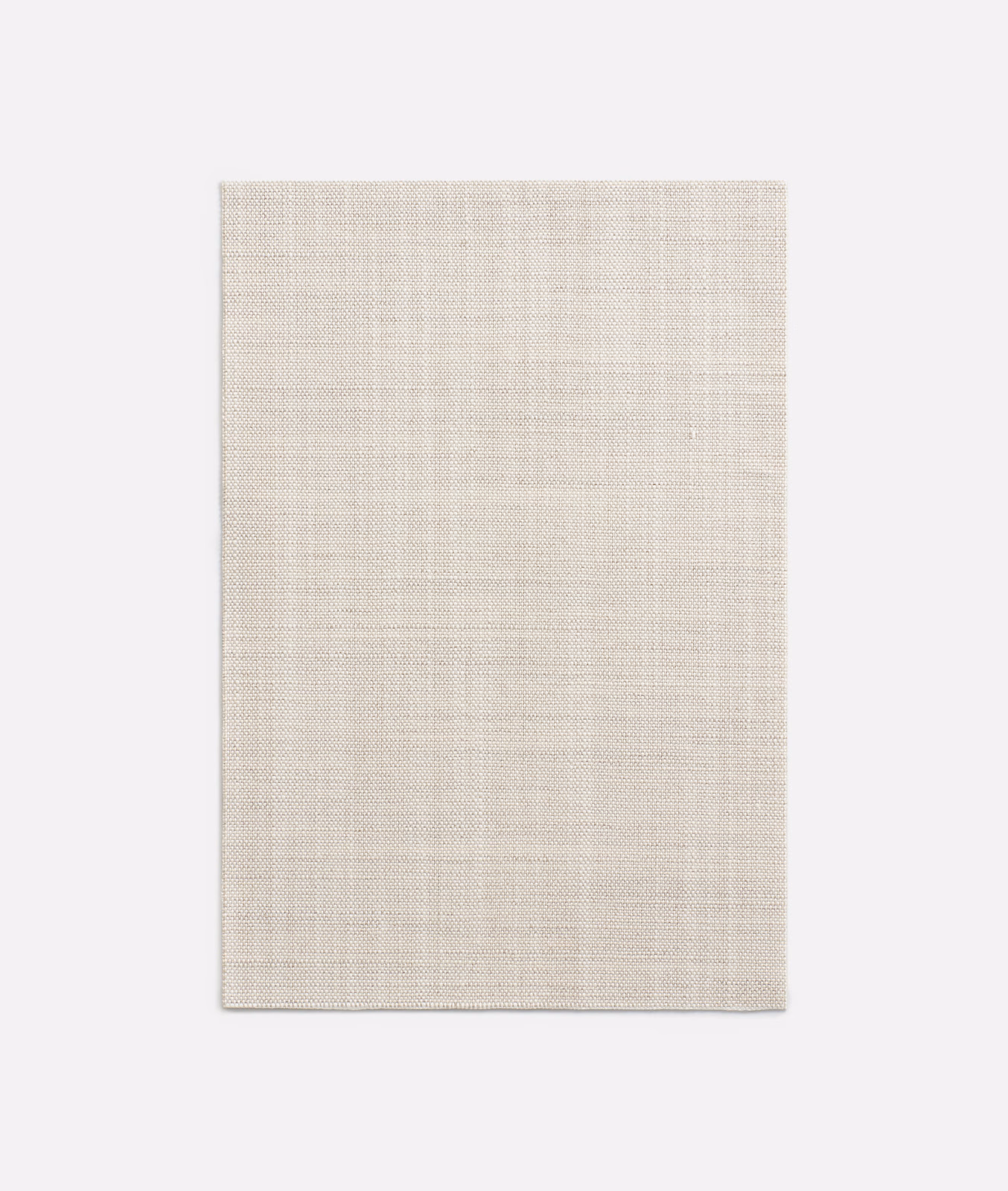 Pale putty-beige Lindon R fabric showing a fine, even crosshatch weave