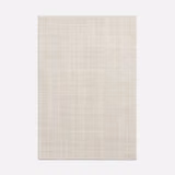 Pale putty-beige Lindon R fabric showing a fine, even crosshatch weave