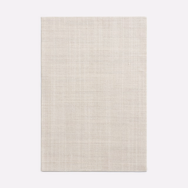 Pale putty-beige Lindon R fabric showing a fine, even crosshatch weave
