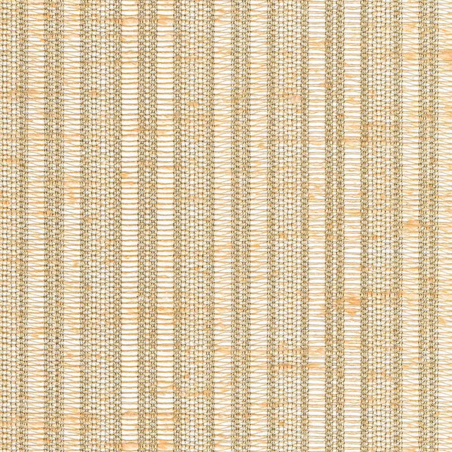 Sandy sabbia woven swatch with cream ground and irregular taupe vertical stripes